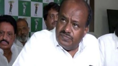 India News | Union Minister HD Kumaraswamy Visits Vizag Steel Plant, Interacts with Workers