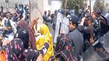 World News | Pakistan Police Attack Peaceful Protest Demanding Safe Recovery of Abducted Baloch