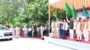 India News | Chhattisgarh CM Vishnu Deo Sai Flags off 15 Interceptor Vehicles to Prevent Road Accidents