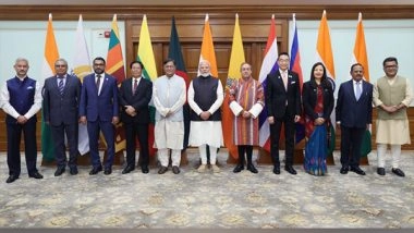 World News | PM Modi, BIMSTEC Foreign Ministers Discuss Ways to Strengthen Regional Cooperation