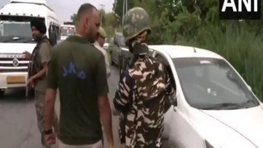 India News | J-K: Security Heightened on Jammu-Akhnoor Highway Following Sighting of Unidentified Person