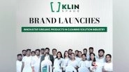 Business News | Klin Space Brand Launches Innovative Organic Products in Cleaning Solution Industry