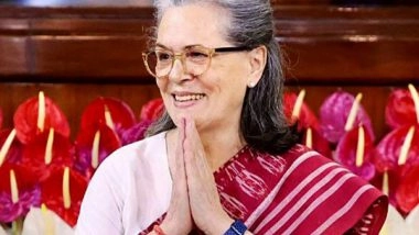 India News | Sonia Gandhi Sends Congratulatory Message to Ambani Couple on Behalf of Gandhi Family
