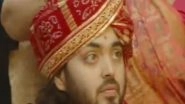 Entertainment News | Anant-Radhika Wedding: Groom Anant Ambani Wears Saafa for His Big Day