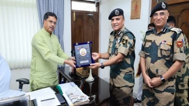 India News | BSF Eastern Command ADG Visits Tripura Frontier, Reviews Security Situation