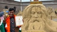 World News | Indian Embassy in Russia Congratulates Artist Sudarsan Pattnaik for Winning Golden Sand Master Award