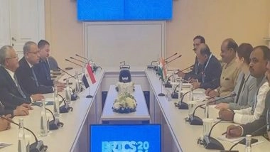 World News | Lok Sabha Speaker Om Birla Engages in Bilateral Meetings at 10th BRICS Parliamentary Forum