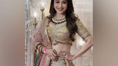 Entertainment News | Madhuri Dixit's Moves on 'Choli Ke Peeche Kya Hai' at Anant-Radhika's Wedding Are Unmissable