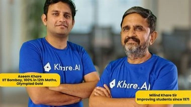 Business News | Khare.AI: Revolutionizing Math Education in India with AI-Powered, Affordable 1:1 Coaching