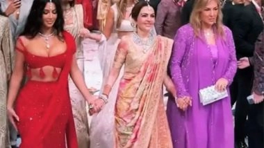 Entertainment News | Nita Ambani Welcomes Kim Kardashian with Heartwarming Gesture at Anant-Radhika's 'lagna Vidhi' Ceremony