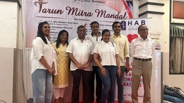Business News | HAB Pharmaceuticals and Research Ltd. Partners with Tarun Mitra Mandal for a Successful Blood Drive
