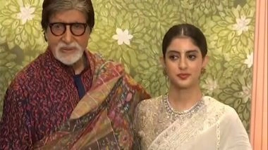 Entertainment News | Amitabh Bachchan, Navya Naveli Nanda Grace Anant Ambani-Radhika Merchant's 'Shubh Aashirwad' Ceremony