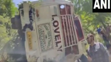 India News | J-K: Two Killed, Four Critically Injured as Bus Plunges into Gorge in Doda