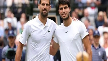 Sports News | Wimbledon 2024: Defending Champion Alcaraz Faces Seven-time Champion Djokovic in Final