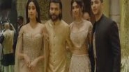 Entertainment News | Anant-Radhika 'Shubh Aashirwad' Ceremony: Janhvi Poses with Rumoured Boyfriend Shikhar Pahariya; Khushi Kapoor, Vedang Raina Also Join