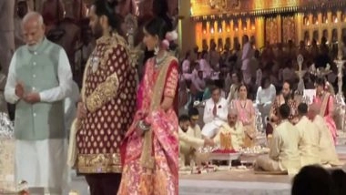 Entertainment News | Anupam Kher Shares Videos of PM Modi, Shankaracharyas from Anant Ambani-Radhika Merchant's 'Shubh Aashirwad' Ceremony