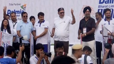 India News | Union Minister Giriraj Singh Flags off 'Bharat in Paris' Olympic Marathon in Delhi