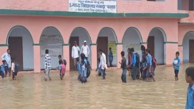 India News | Muzaffarpur Floods: Thousands Cut Off, Schools Submerged and Homes Flooded