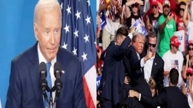 World News | US President Joe Biden Speaks with Trump After Shooting at Pennsylvania Rally: White House