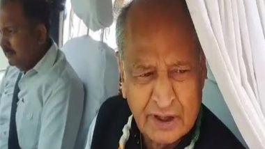 World News | Congress Leader Ashok Gehlot Urges MEA to Bring Back Mortal Remains of Rajasthan Man Killed in China