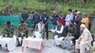 India News | MoS Nityanand Rai Meets Locals in Srinagar Living Along LoC