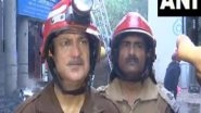 India News | Massive Fire Engulfs Multi-story Building in Mayur Vihar, No Casualties Reported