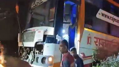 India News | Six Killed, Eight Injured as Bus Collides with Truck on Ahmedabad-Vadodra Express Highway