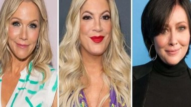 Entertainment News | Jennie Garth, Tori Spelling Pay Last Tribute to Late 'Beverly Hills, 90210' Costar Shannen Doherty