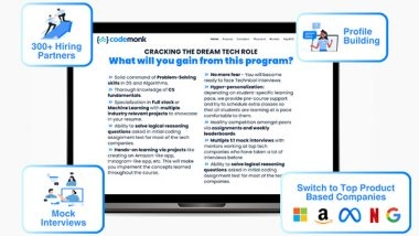 Business News | CodeMonk Academy Emerges as a Leading EdTech Startup in India