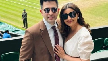 Entertainment News | Parineeti Chopra Gives a Glimpse of Her Wimbledon Weekend with Husband Raghav Chadha