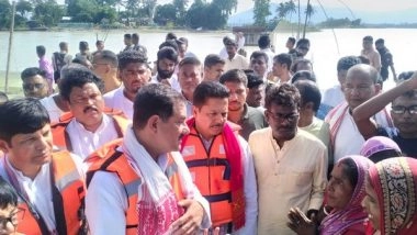 India News | Assam: AICC- APCC Team Visit Flood-hit Morigaon to Meet Victims