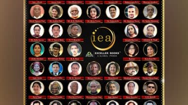 Business News | Exceller Books Announces International Excellence Award Winners for 2024 in Various Categories
