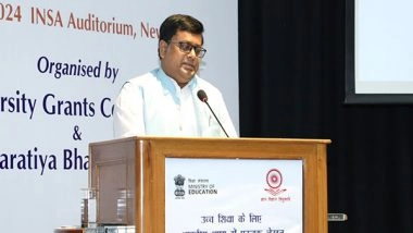 India News | MoS Education Majumdar Inaugurates UGC Workshop on Writing Textbooks in Bharatiya Bhasha for Higher Education