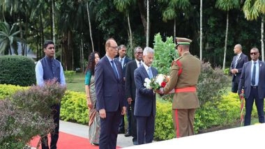 World News | Jaishankar Pays Homage at Memorials of Father of Mauritian Nation, Architect of Mauritian Miracle