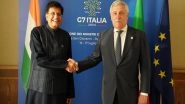 Business News | Minister Piyush Goyal Holds Meetings to Increase Bilateral Trade with UK, Germany and Italy