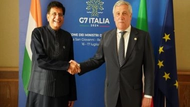 Business News | Minister Piyush Goyal Holds Meetings to Increase Bilateral Trade with UK, Germany and Italy