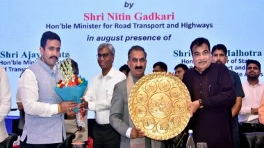 India News | CM Sukhu Urges Nitin Gadkari to Declare Ranital-Kotla, Ghumarwin-Jahu-Sarkaghat Roads as National Highways