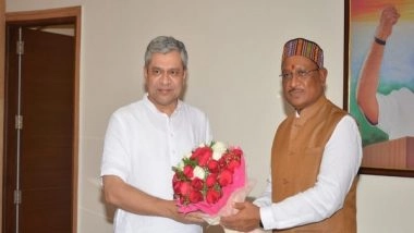 India News | Chhattisgarh CM Sai Meets Railways Minister, Discusses New Projects