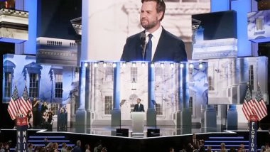 World News | At RNC, JD Vance Accepts VP Nomination, Highlights Trump's Resilience and Critiques Biden