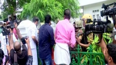 India News | Kerala: BJP Holds Protest over Death of Sanitation Worker Who Drowned in Amayizhanjan Canal