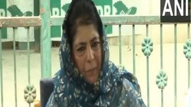 India News | PDP Chief Mehbooba Mufti Urges EAM Jaishankar to Ensure Safety of Kashmiri Students in Bangladesh