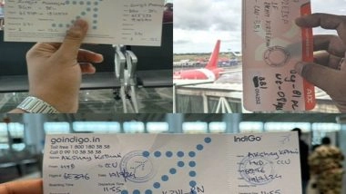 Business News | Passengers Share Handwritten Tickets as Microsoft Outage Delays Flights; Aviation Minister Assures Minimal Disruption