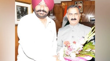 India News | HP: Newly Elected MLA Hardeep Singh Bawa Meets CM Sukhu