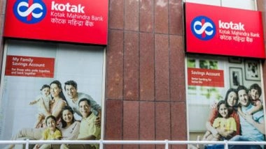 Business News | Kotak Mahindra Bank Increases Customer Base, Customer Assets by 20% YoY