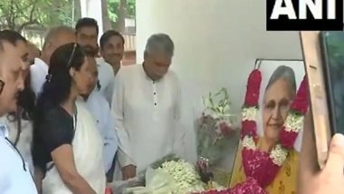 India News | Congress Leaders Pays Tribute to Former Delhi CM Sheila Dikshit on Her Death Anniversary