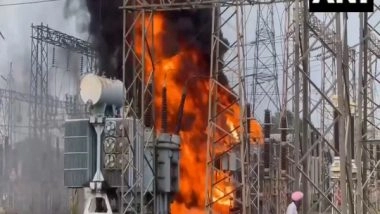 India News | Huge Fire at Powerhouse in Singhan Wala Village of Punjab's Moga