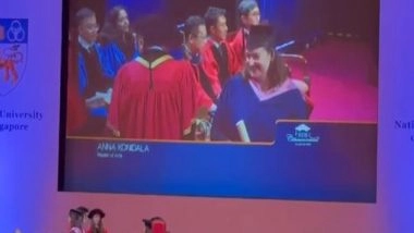 India News | Andhra Dy CM Pawan Kalyan's Wife Anna Konidela Receives Second Master's Degree from Singapore University