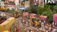 India News | UP: Restoration Work to Resume Train Movement Underway After Goods Train Derails Near Amroha