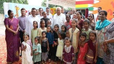 India News | Gujarat CM Inaugurates Renovated Khodiyar Gram Panchayat Bhavan and Modern Anganwadi Kendra-1