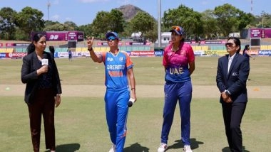 Sports News | Women's Asia Cup 2024: UAE Win Toss, Opt to Bowl First Against India